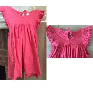 Pippen Lane Boutique Coral Pink Ruffle Dress 6X